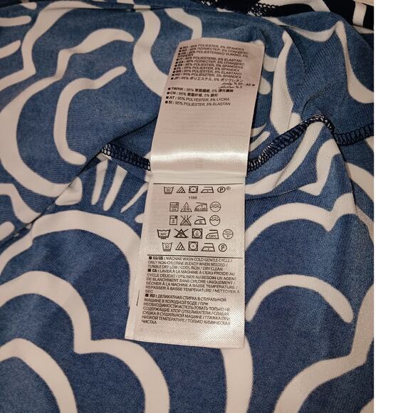 BANANA REPUBLIC True Wrap Dress Blue and White Floral‎ Size XS V-Neck Surplice - Picture 7 of 8